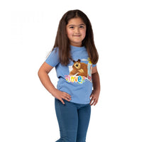 Masha and The Bear Graphic Short Sleeve T-Shirt with a print Love