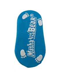 Masha and The Bear 2 pair Anti-slip kids socks set