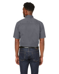 Men's Craftsman Ripstop Short-Sleeve Woven Shirt - DEEP BLUE - S