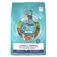 Purina One +Plus Helps Minimize Hairballs Dry Cat Food 22 lb Bag