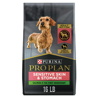 Purina Pro Plan Sensitive Skin and Stomach for Adult Dogs Under 20 lb Salmon 16 lb Bag