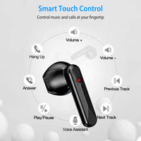 5.3 TWS Wireless Earbuds Touch Control Headphone in-Ear Earphone