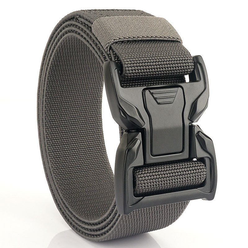 New quick release button tactical nylon belt; working clothes; outdoor training belt; casual men's belt; wholesale by manufacturers