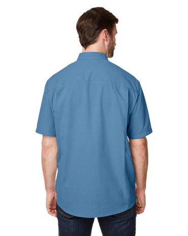 Men's Crossroad Dobby Short-Sleeve Woven Shirt - GREY - S