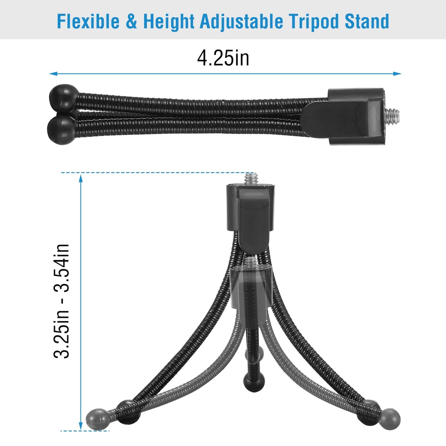 Tripod Stand For Camera Mini Projector Flexible Tripod Holder Heavy Duty Camera Tabletop Mount