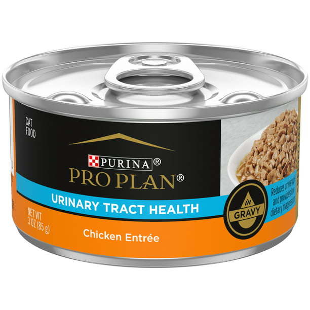 Purina Pro Plan Urinary Tract Health Wet Cat Food Chicken, 3 oz Cans (24 Pack)